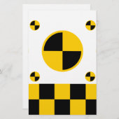 クラッシュテストマーカーはっきりしたスタイル 便箋 (正面/裏面)