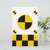 クラッシュテストマーカーはっきりしたスタイル 便箋 (スタンド正面)