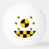 クラッシュテストマーカーはっきりしたスタイル 卓球ボール (裏面)