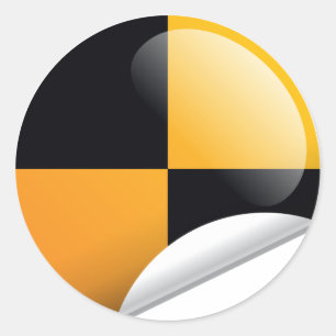 クラッシュテストマーク ラウンドシール