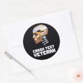 クラッシュテスト退役軍人 ラウンドシール (封筒)