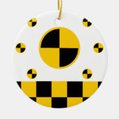 クラッシュテスト鮮やかマーカー セラミックオーナメント (正面)