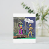 クラッシュテストHippie おもしろい ポストカード (スタンド正面)