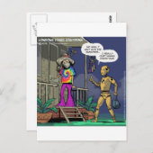 クラッシュテストHippie おもしろい ポストカード (正面/裏面)