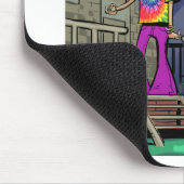 クラッシュテストHippie おもしろい マウスパッド (コーナー)