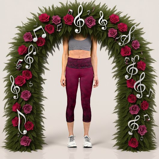 クラッシュド・ブルーム カプリレギンス