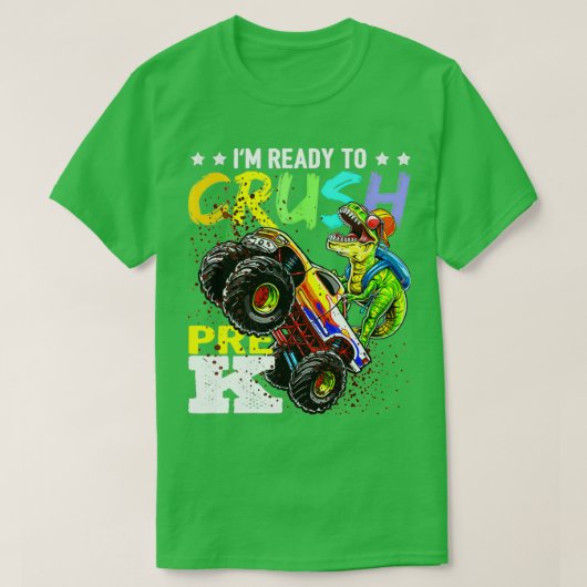 クラッシュプリクダノモンスタートラック新学期B Tシャツ (デザイン正面)