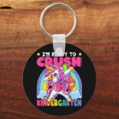 クラッシュ幼稚園ダビングユニコーン新学期 キーホルダー (正面)
