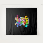 クラッシュ幼稚園ダビングユニコーン新学期 タペストリー (正面(横))