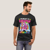 クラッシュ幼稚園ダビングユニコーン新学期 Tシャツ (正面フル)