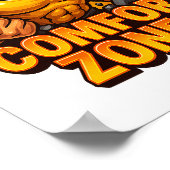 クラッシュ心地よいゾーン3D転やる気を起こさせる送PNG ポスター (角)