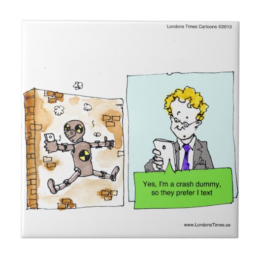 クラッシュ文字ダミーおもしろい タイル (正面)