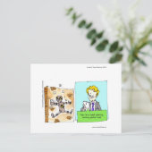 クラッシュ文字ダミーおもしろい ポストカード (スタンド正面)