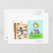 クラッシュ文字ダミーおもしろい ポストカード (正面/裏面)