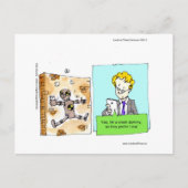 クラッシュ文字ダミーおもしろい ポストカード (正面)