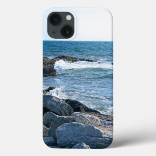 クラッシュ波のある大西洋海の写真 iPhone 13ケース