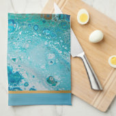 クラッシュ波 キッチンタオル (四つ折り)