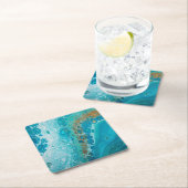 クラッシュ波 スクエアペーパーコースター (インサイチュ)