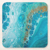 クラッシュ波 スクエアペーパーコースター (正面)