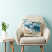 クラッシュ海波素朴沿岸ビーチ クッション (椅子)