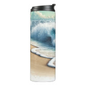 クラッシュ海波素朴沿岸ビーチ タンブラー (回転左)