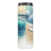 クラッシュ海波素朴沿岸ビーチ タンブラー (裏面)