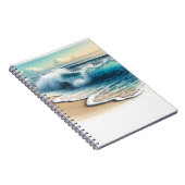 クラッシュ海波素朴沿岸ビーチ ノートブック (右側)