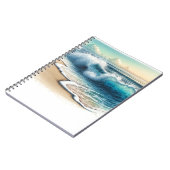 クラッシュ海波素朴沿岸ビーチ ノートブック (左側)