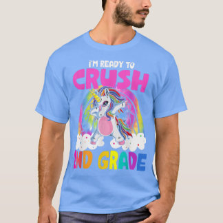 クラッシュ第2グレードのダビングUnicornバックSch Tシャツ