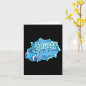 クラッシュ糖尿病青いボクシング手袋の糖尿病アワレン カード (黄色い花)