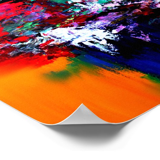 クラッシュ色 ポスター (角)