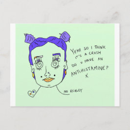 クラッシュ |はがきプリント | #overheard ポストカード