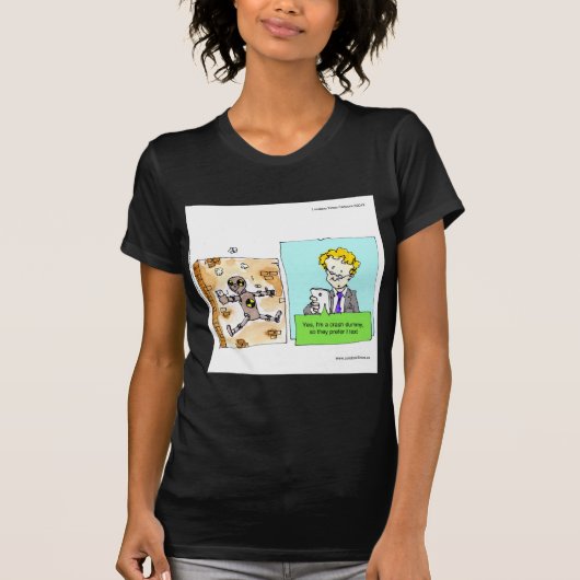 クラッシュ テキスト ダミー 楽しい Tシャツ (正面)