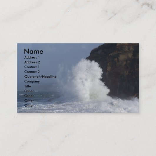 クラッシュ 名刺 (正面)