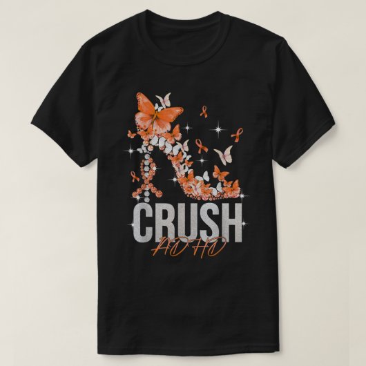 クラッシュADHD蝶ハイヒール540 Tシャツ (デザイン正面)