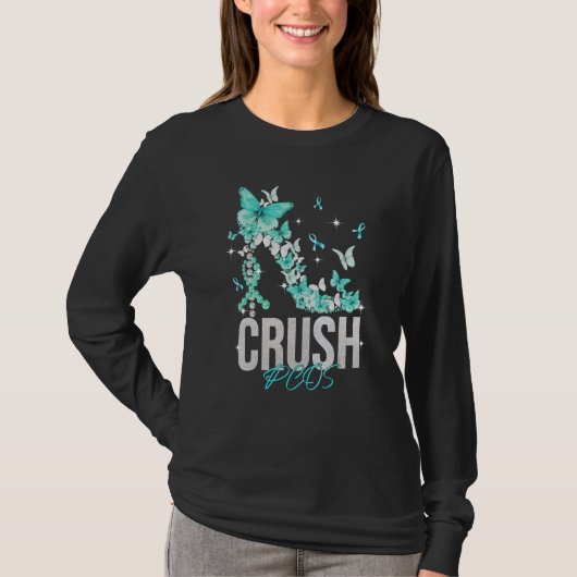 クラッシュPCOSバタフライハイヒール Tシャツ (正面)
