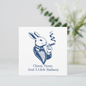 クラッシーおもしろいラビット喫煙葉巻 招待状 (スタンド正面)