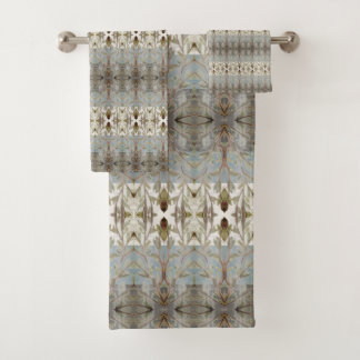 クラッシーウォーター色デザイン バスタオルセット