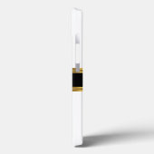 クラッシーエレガントキング王室の金ゴールド白黒クラウン Case-Mate iPhoneケース (裏面 / 左)