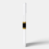 クラッシーエレガントキング王室の金ゴールド白黒クラウン Case-Mate iPhoneケース (裏面 / 右)