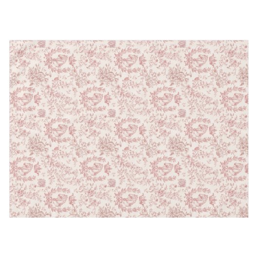 クラッシーエレガントシックバラベージュエクエストリアントワール テーブルクロス (正面(横))