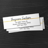 クラッシーエレガントシックモダンフェイク金ゴールドラグジュアリーカスタム スキニー名刺