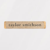 クラッシーエレガントチューペラグジュアリーナームスクールを追加 ラベル (デザイン1)