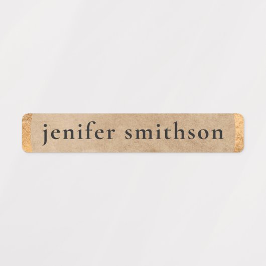 クラッシーエレガントチューペラグジュアリーナームスクールを追加 ラベル (デザイン3)