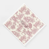 クラッシーエレガントピンクホーストイレネームイニシャル (コーナー)