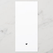 クラッシーエレガントブラック、配置設定サンキューカード プログラム (裏面)