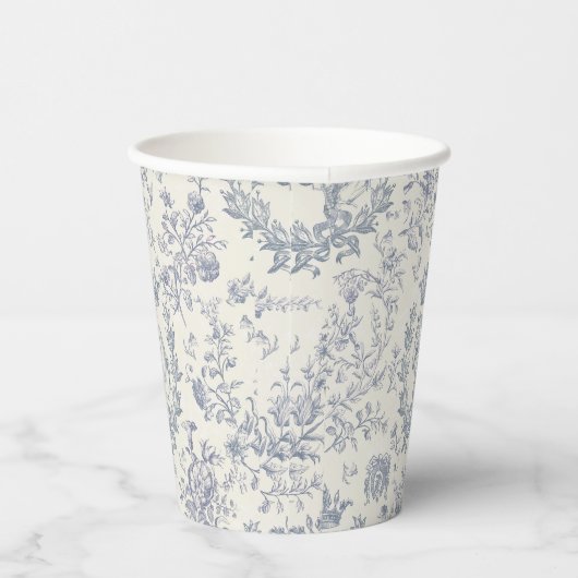 クラッシーエレガントブルーベージュエクエストリアントワール 紙コップ (右)