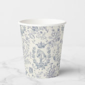 クラッシーエレガントブルーベージュエクエストリアントワール 紙コップ (正面)