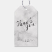 クラッシーエレガントマーブル結婚式の引き出物ありがとう ギフトタグ (正面)