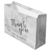 クラッシーエレガントマーブル結婚式の引き出物 ラージペーパーバッグ (正面アングル)